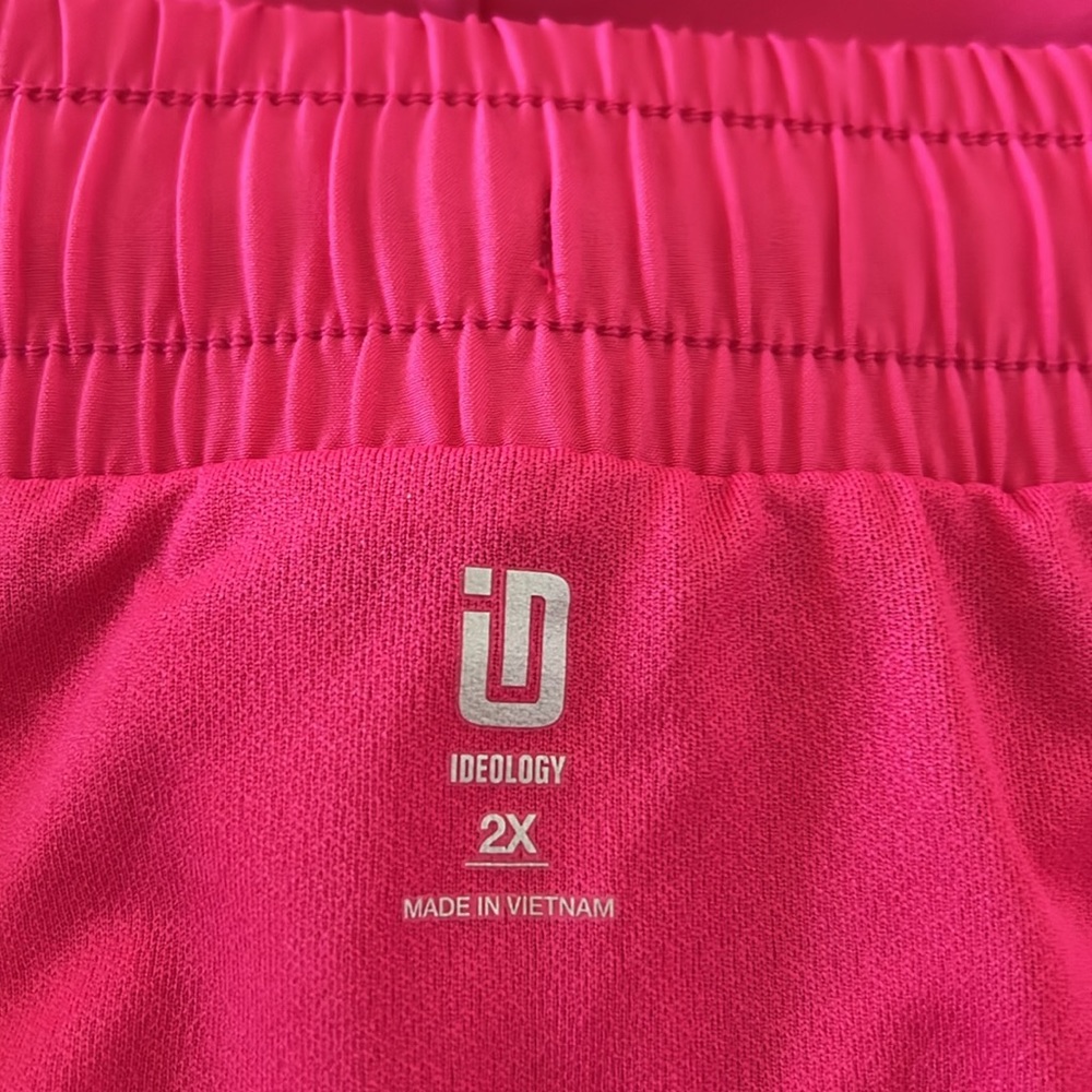 Ideology pink shorts with built in shorts size 2X New with Tags - Picture 9 of 9